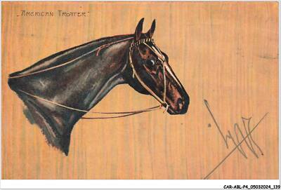 CAR-ABLP4-0319-ILLUSTRATEURS - Ein Pferd - American Trotter