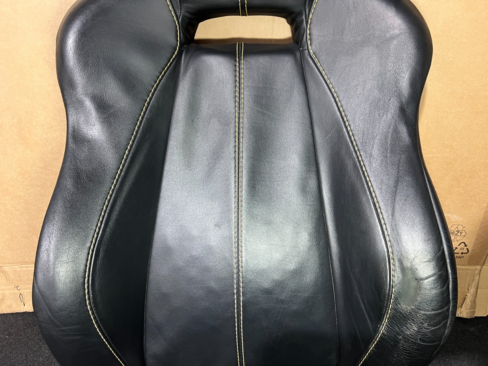 2007 Aston Martin Vantage ORIGINAL OEM RECARO Driver seat BACKREAST ONLY