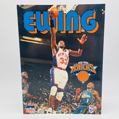 Patrick Ewing New York Knicks Starline School Folder 1998 NBA Basketball