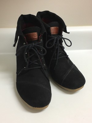 target black suede boots