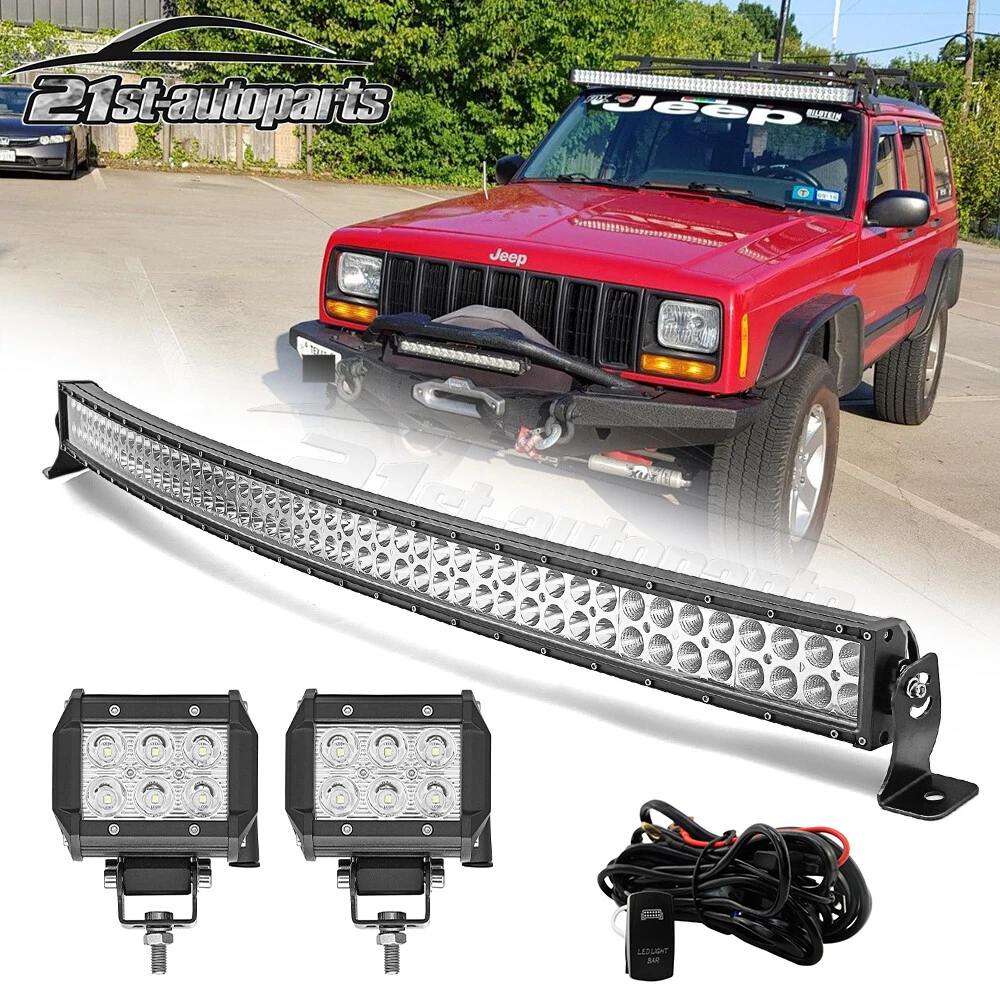 Jeepshop24 - LED Bar Halter schwarzCherokee XJ 84 - 01