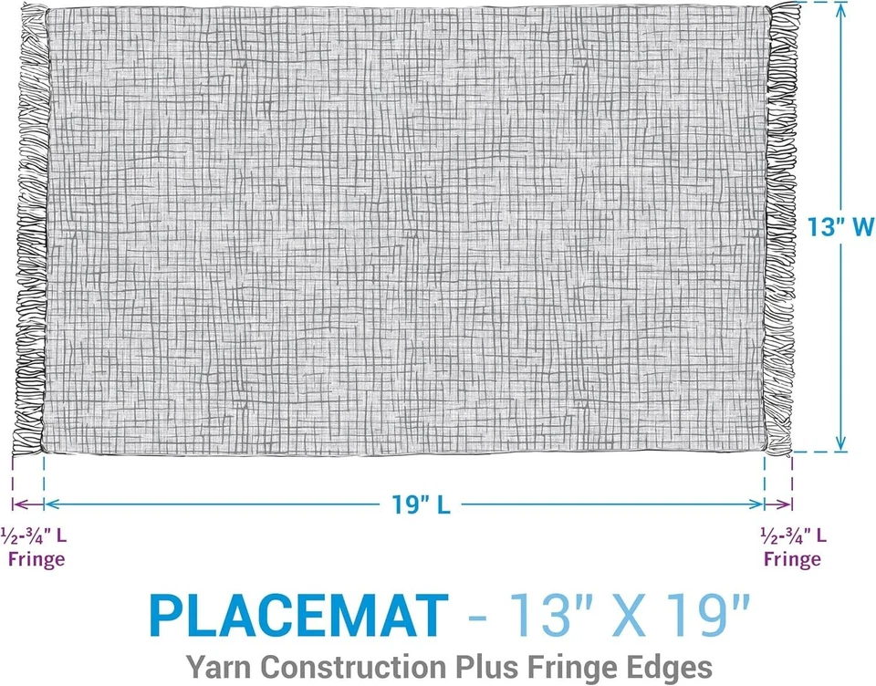 Park Designs Casual Classics Placemats, Celery - Set of 4 (111-01F) - Image 4 of 4