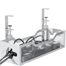 Cable Management Under Desk 13.38" No Damage To Desk Standing Desk Cable Organiz