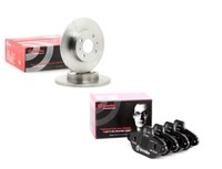 Kit Scheiben + BeläGe Bremse Brembo Fiat Panda (169) Punto Seicento 1.1 1.2