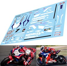 1/9 Decals für Honda CBR 1000 RR-R Team HRC SBK 2023 Lecuona Vierge TBD1100