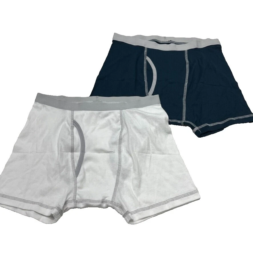Blanco Talla XL Niños Boxer Calzoncillo Ropa Interior