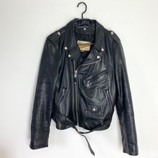 Schott Perfecto Leather Biker Jacket Lc1140 Womens Size Medium