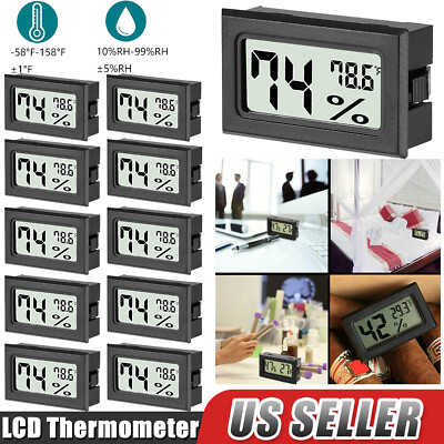 1-10 PCS Humidity Meter Mini Digital Indoor Thermometer Hygrometer Temperature