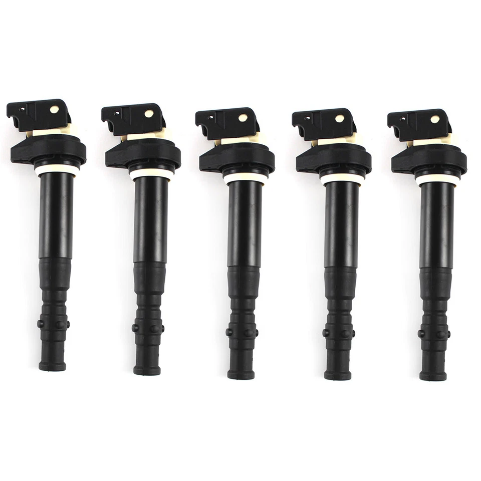 5pcs Ignition Coils For BMW M5 M6 5.0L V10 2006-2010 E60 E63 E64 12137841556 Foto 4 de 4