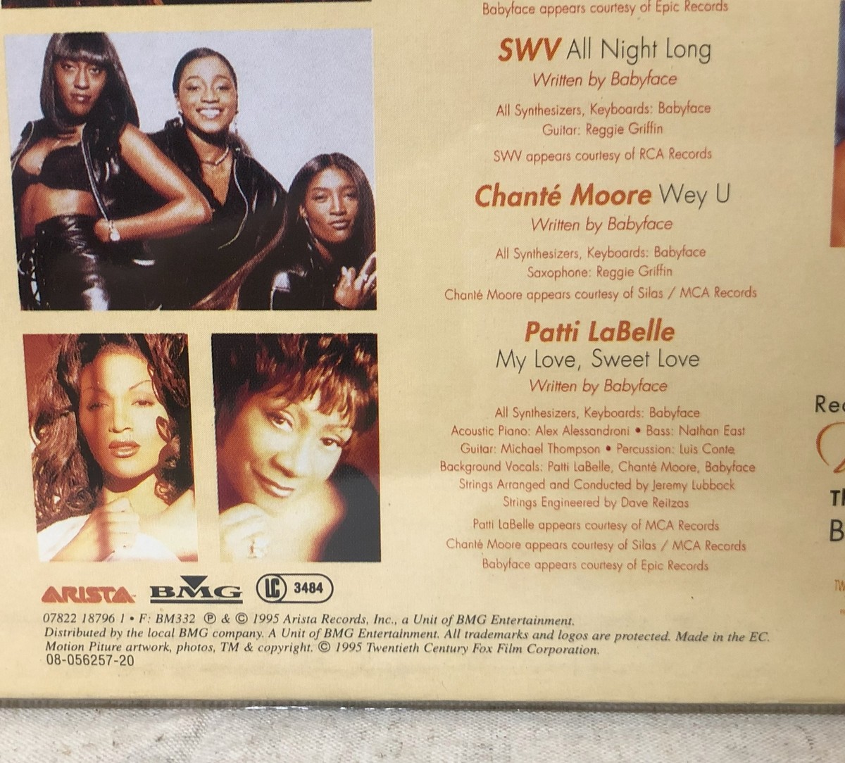 Waiting To Exhale OST Soundtrack 2LP 1995 EU Original