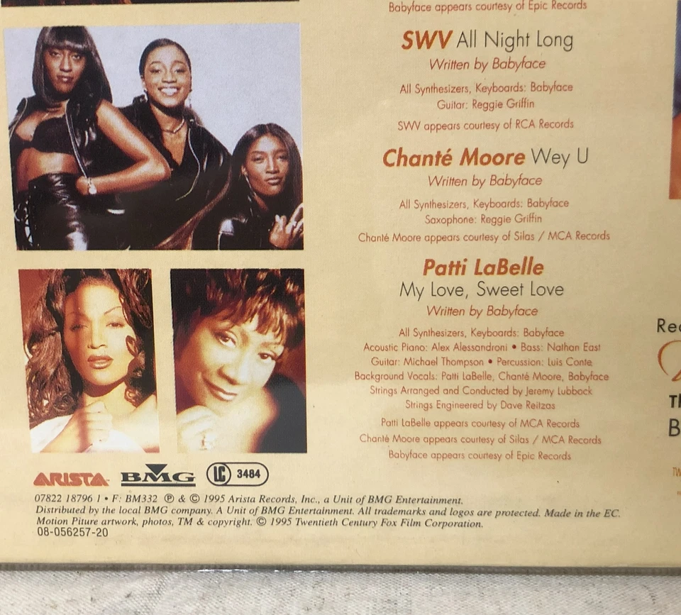 Waiting To Exhale OST Soundtrack 2LP 1995 EU Original Whitney Houston TLC BRANDY - Image 4 of 4