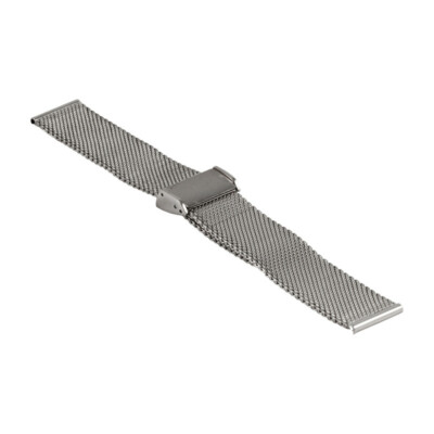 SOC Milanaise Uhrenband / Meshband, H 2,5 mm, B 19 x 19 mm, 2905, stahlfarben