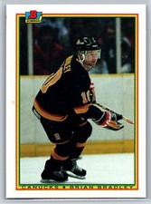 1990-91 Bowman Brian Bradley Vancouver Canucks #58