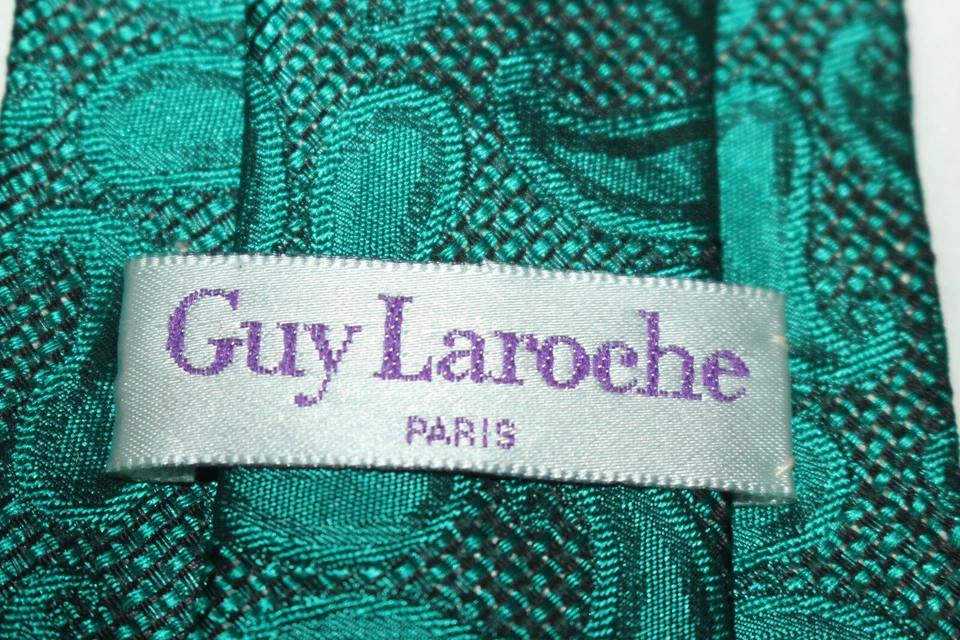 Corbata de seda GUY LAROCHE Hecha en Italia F59666 Foto 4 de 4