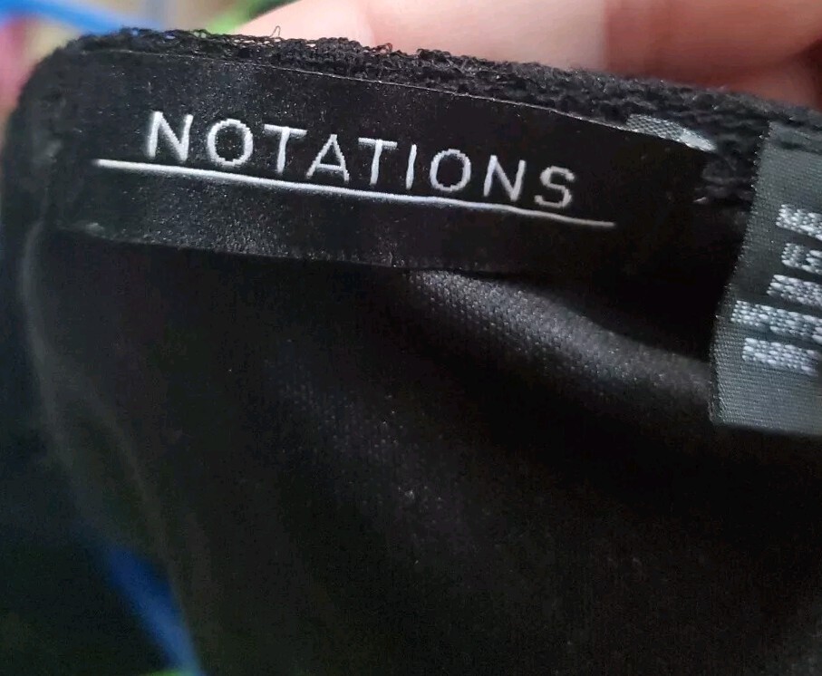 Notations Shirt Size Small - image 3