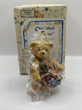 Enesco Cherished Teddies I'll Play My Drum For You Ornament  912891 1994 NIB