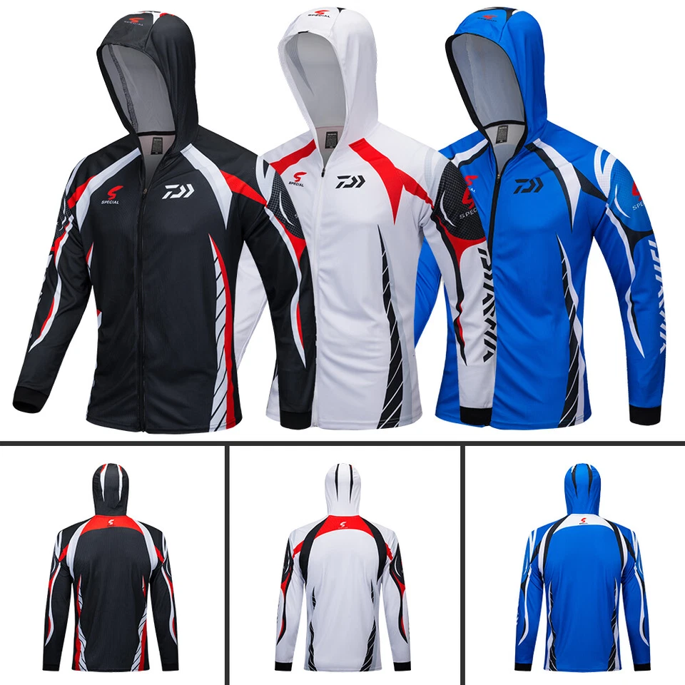 New Fishing Jersey Long Sleeve Breathable Outdoor Sporting Coat Quick Dry Tops - Image 4 of 4