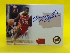Martell Webster 2005 Press Pass AUTOGRAPH