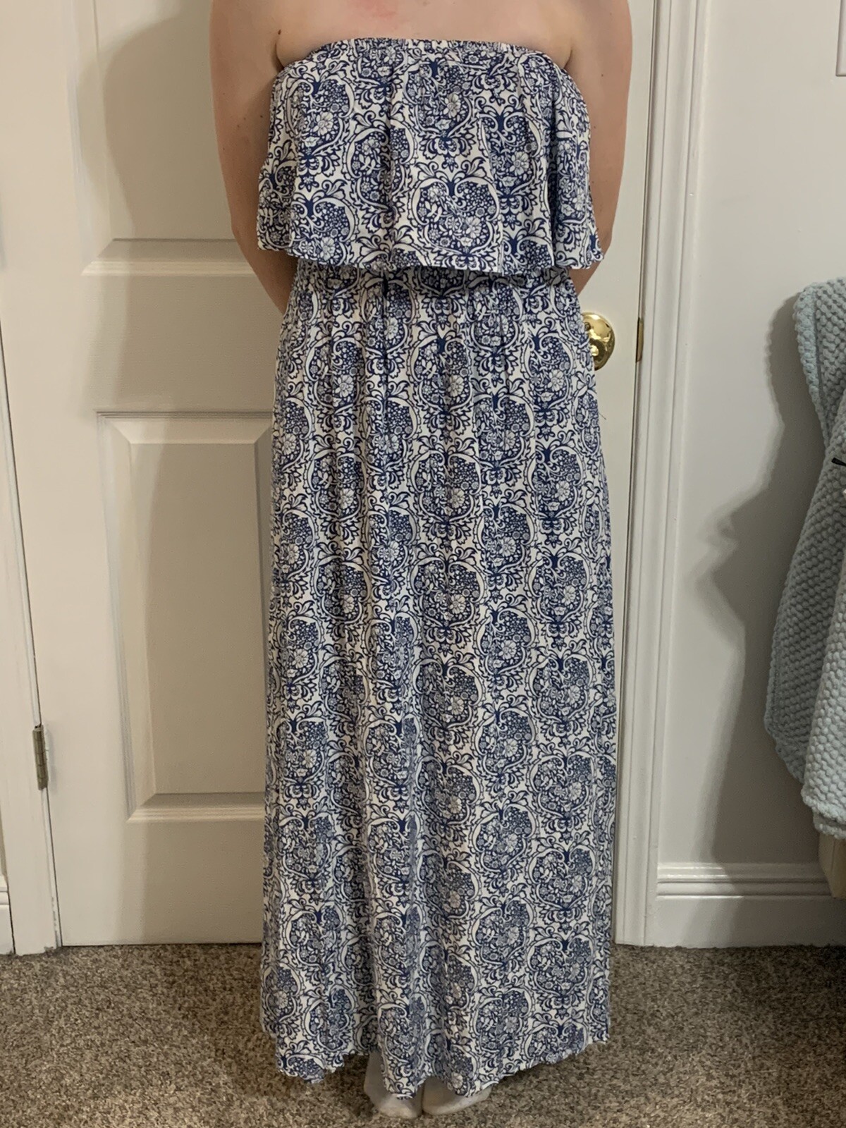Yidarton Woman's Off the Shoulders Maxi 