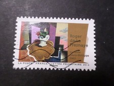FRANCE 2012 timbre AUTOADHESIF 700 ART TABLEAU FRESNAYE oblitéré PAINTING STAMP