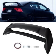 For Honda Civic 2006-2011 4dr Sedan Painted Mugen Style 4pcs Trunk Wing Spoiler