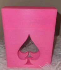 Playing Cards/ Poker Cards Storage Box/ case/ container/ Holder 3D Printed Spade