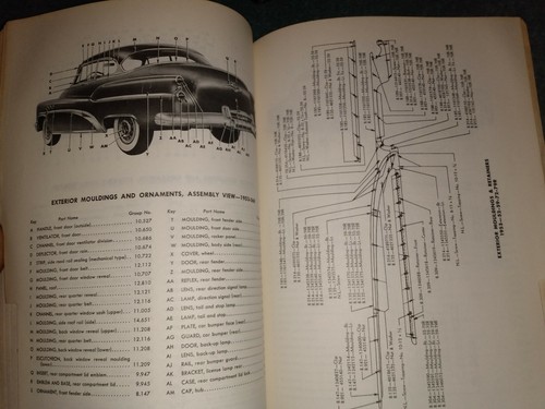 1946-1954 chasis y carrocería catálogo de piezas al por mayor/original. LIBRO DE PIEZAS - Imagen 9 de 12
