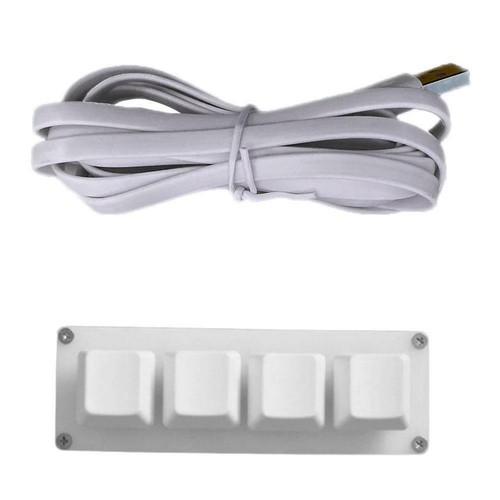 Mechanische Mini-USB-Tastatur mit 4 programmierbaren Tastenkombinationen Hot R0 - Bild 3 von 11