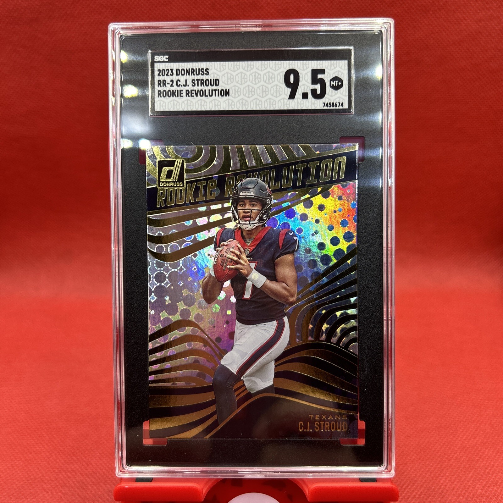 2023 Panini Donruss CJ Stroud Rookie Revolution Rc #RR2 SGC 9.5