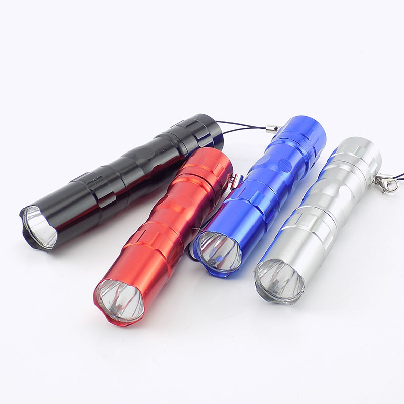 mini Led Flashlight Waterproof AA battery Keychain flash Torch Lights powerful - Picture 7 of 7