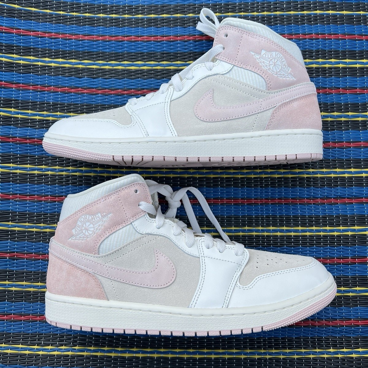 Air Jordan 1 SE Mid Seersucker W FQ1926-161 Size 11.5 Women
