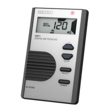 Seiko DM71 Pocket-Size Metronome, Silver color