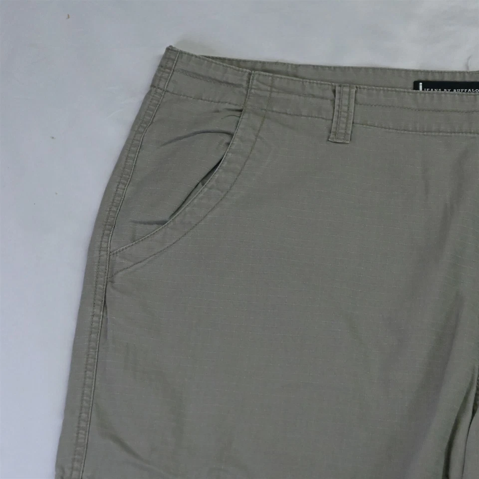 Buffalo David Bitton 40 x 13" Khaki Ripstop Cargo Shorts - Image 2 of 4