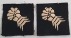 Pair of British 6th Armoured Div Formation Patches WW2 Era to Early Post War