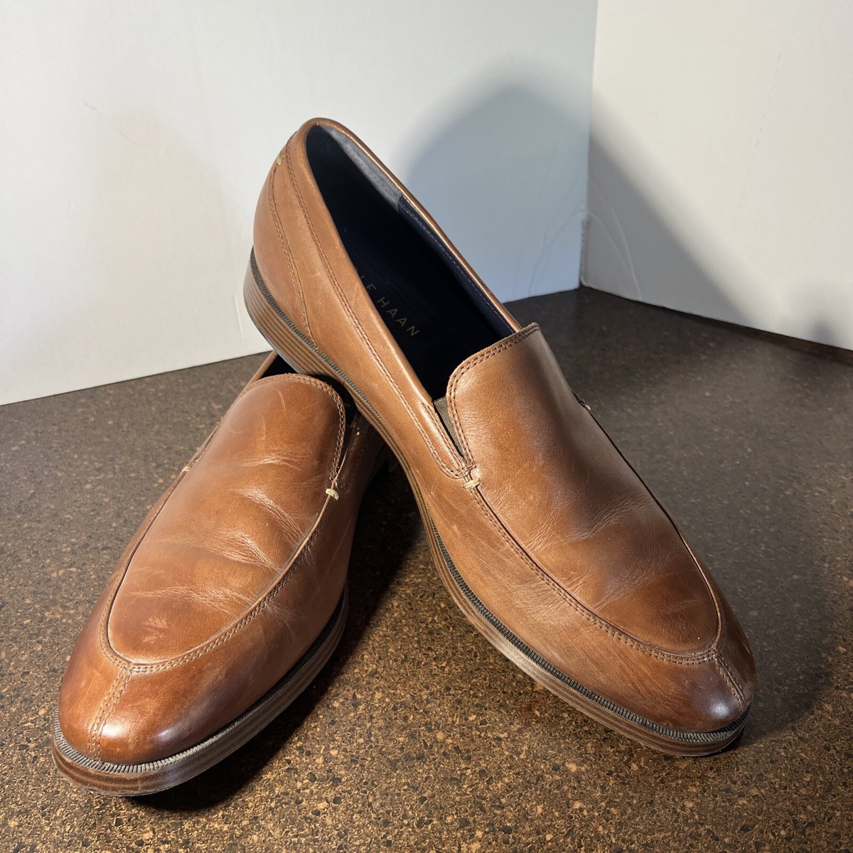 Cole Haan Jay Grand 2 Gore Slip On Leather Shoes Cole Haan Jay Grand 2 Gore Loafer Shoe Men Black Size 11.5  main image 3