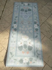 New Loloi Rifle Paper Co. Traditional Runner 2' x 5' Cotswolds Green Floral