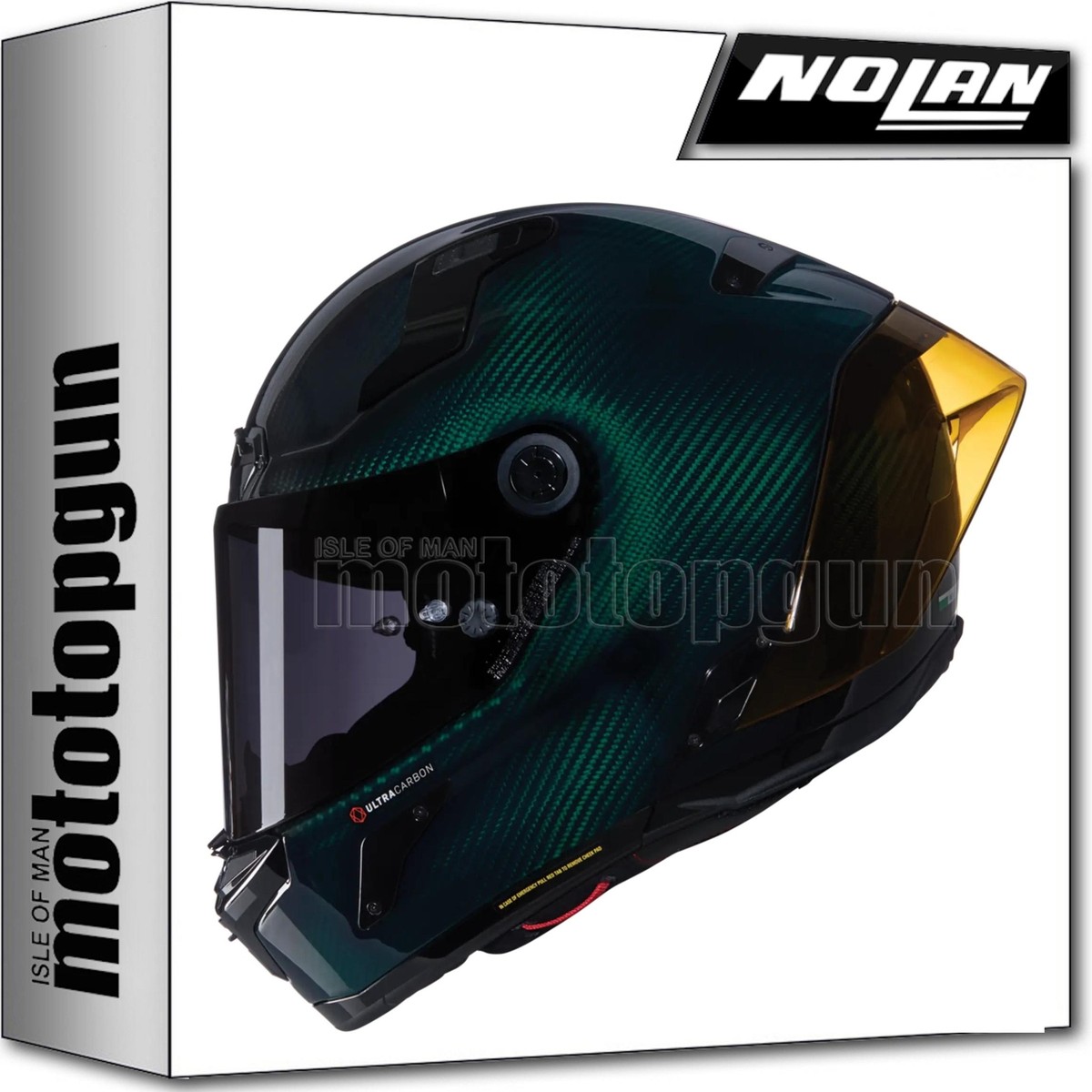 nolan full-face motorcycle helmet x-804 rs ultra carbon liquido