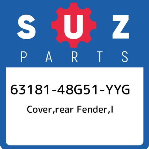 COVER,RR FENDER LH (RED)