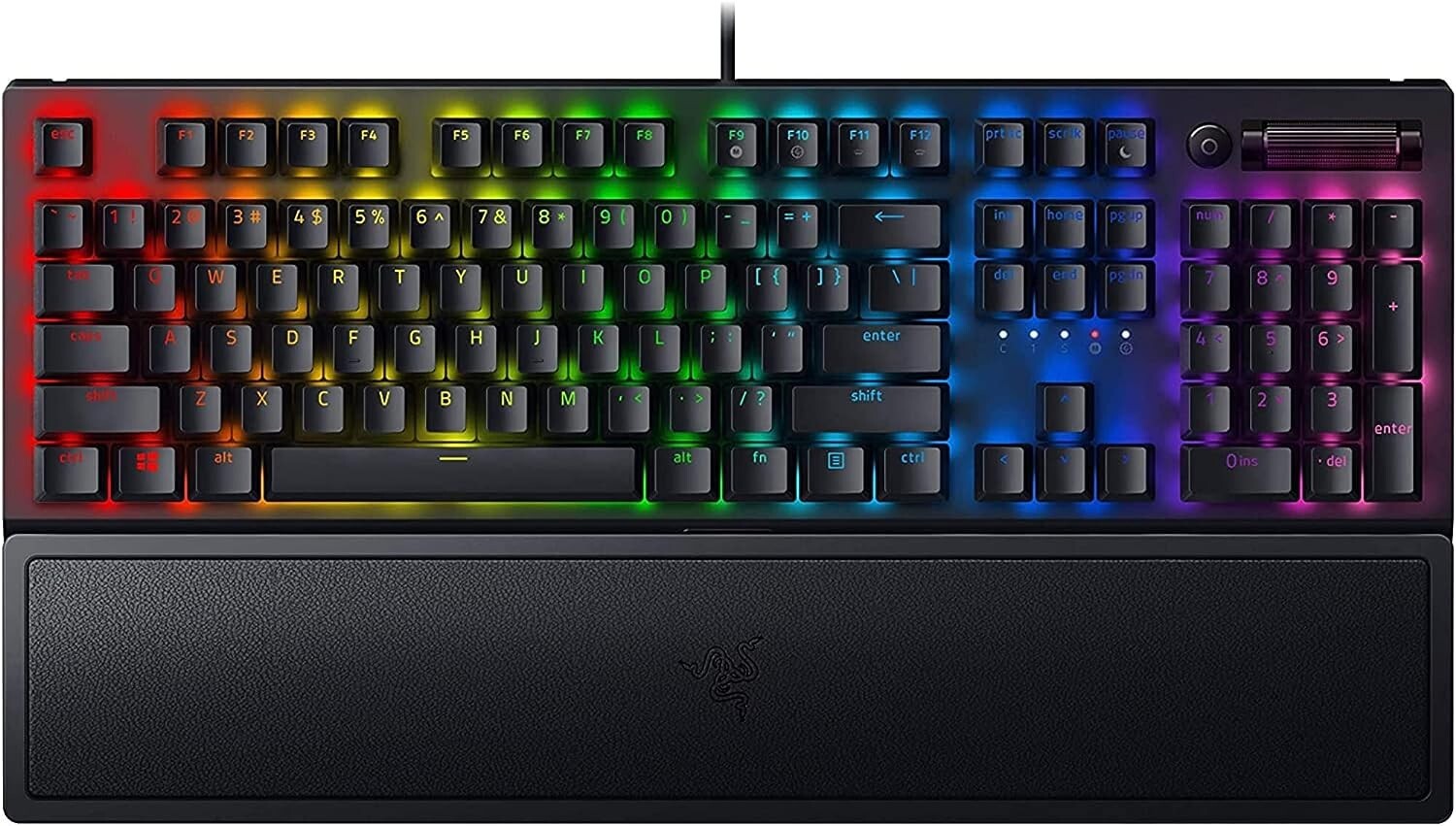 Razer Blackwidow V3 Gaming Keyboard with Green Switches RZ03-03540200-R3U1