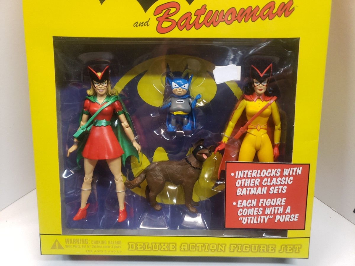 DC DIRECT SILVER AGE BAT-GIRL & BATWOMAN ACTION FIGURE SET NIB