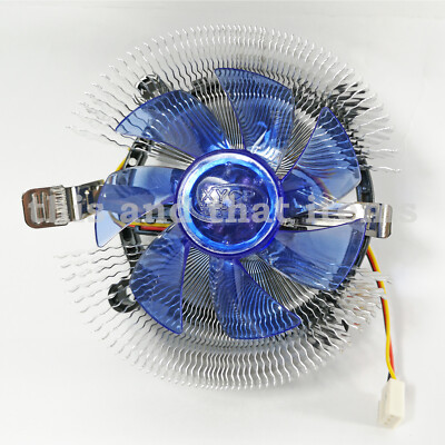 BLUE SPHINX CPU KÜHLER COOLER ALUMINUIM SOCKEL 775 1155 1156 AM2 AM2+ AM3 754