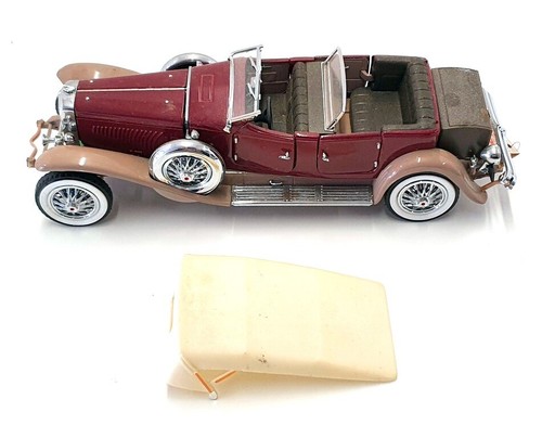 Franklin Mint 1/24 Scale 081221H - 1930 Duesenberg J Derham - Maroon/Beige - Picture 5 of 5