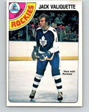 1978-79 O-Pee-Chee #391 Jack Valiquette  Colorado Rockies V26464