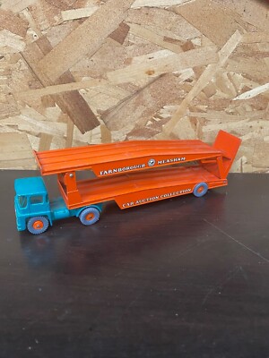 LESNEY MATCHBOXES GUY WARRIOR CAR TRANSPORTER DIECAST TOY No.8