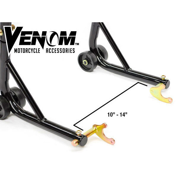 FRONT TRIPLE TREE + REAR SWINGARM LIFT STANDS + 10MM SPOOLS For