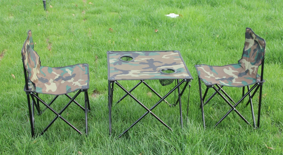 Camping table best sale and chairs ebay