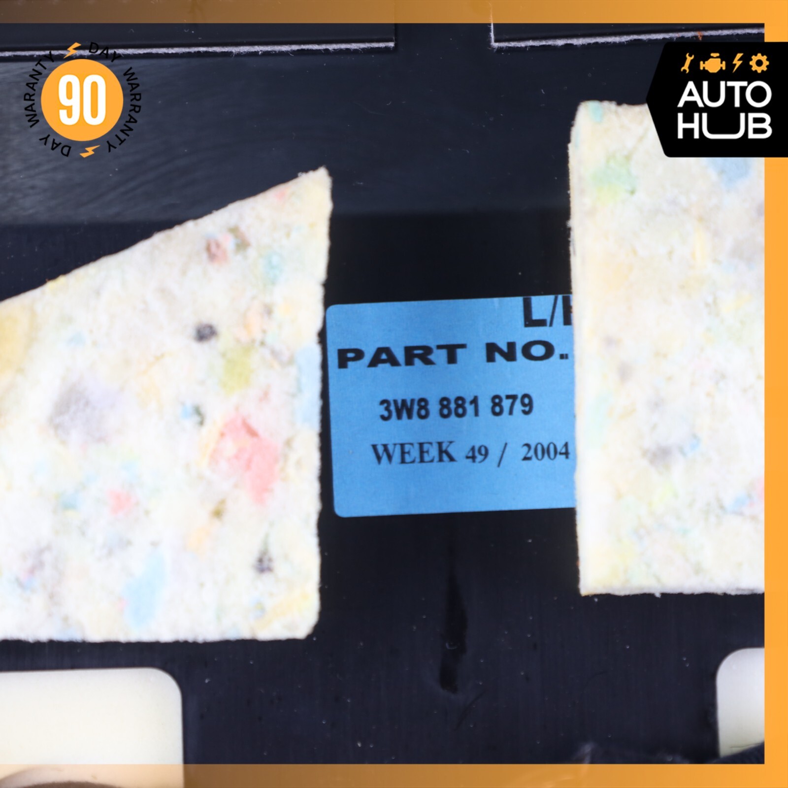 03-06 Bentley Continental GT Front Right Side Seat Upper Back Cushion OEM 53k