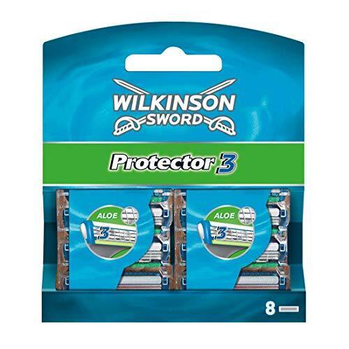 Wilkinson Sword Protector 3 Klingenpackung Aloe Vera-Gleitstreifen 8 Stück - Bild 1 von 6