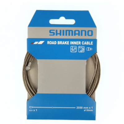 Shimano Rennrad Bremszug für Road/Tandem Edelstahl ø 1,6 mm x 2050 mm