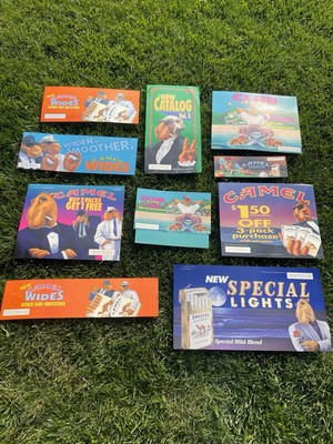 Vintage Camel Ads Lot Of 10 